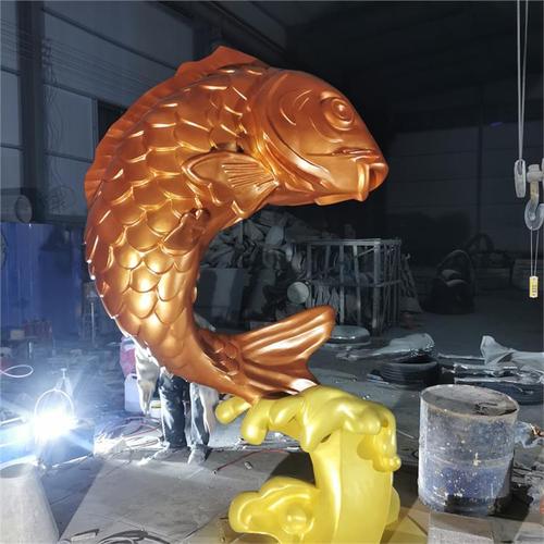 玻璃钢鲤鱼雕塑-加工-水池鲤鱼雕塑_曲阳县向雷雕塑有限公司 - 八方资